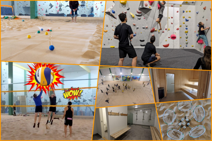 Beachvolleyboll inomhus Beachvolleyboll inomhus