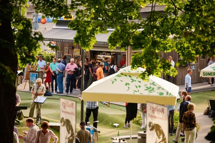 sommardag på golfbaren, det var en bra en sommardag på golfbaren, det var en bra en